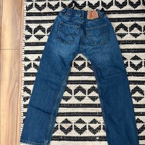 Boys Levi's Straight Fit Blue Jeans